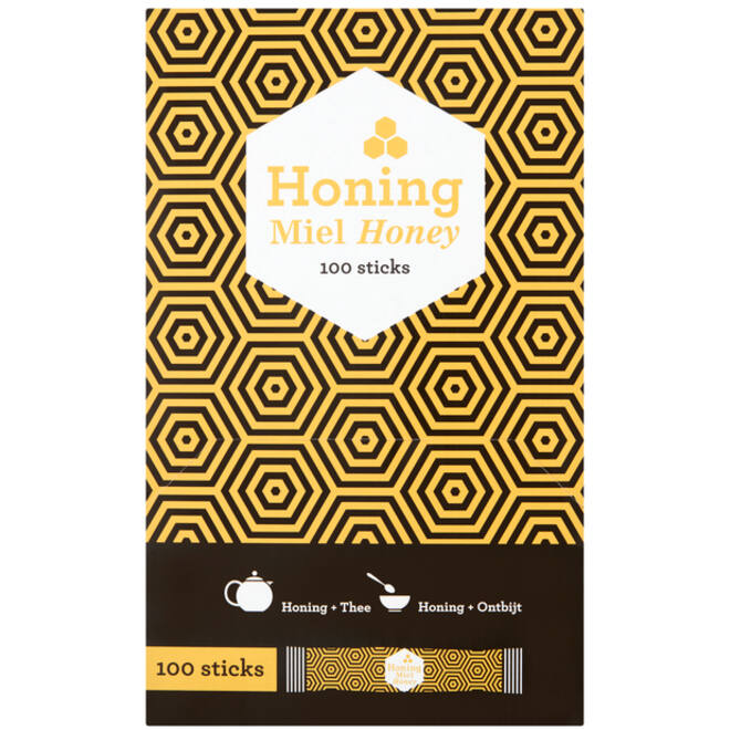 Honingsticks Van Oordt 100 stuks
