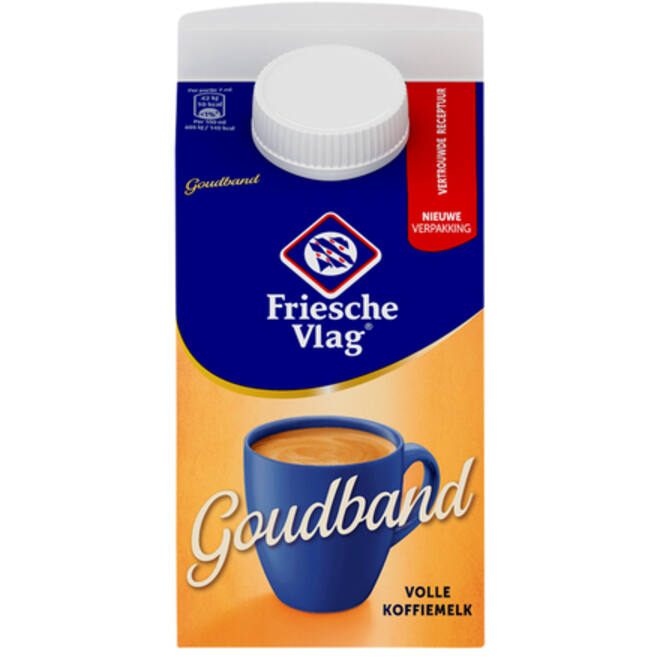 Koffiemelk Friesche Vlag goudband 455ml