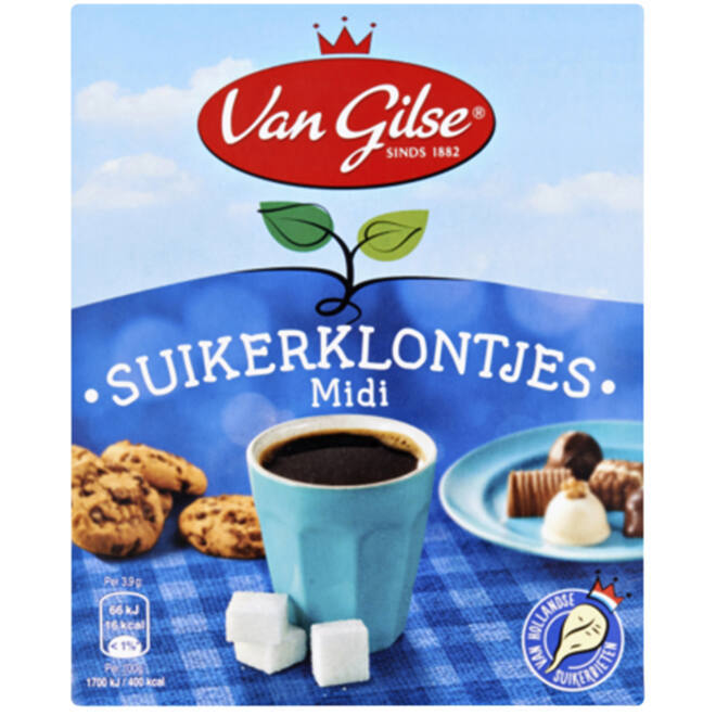 Suikerklontjes Van Gilse Midi 750gram