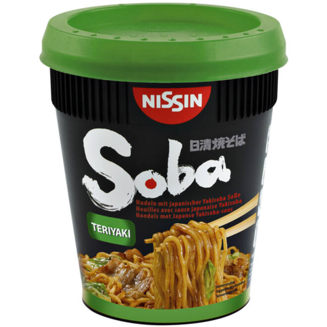 Noodles Nissin Soba teriyaki cup