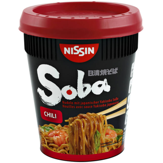 Noodles Nissin Soba chili cup