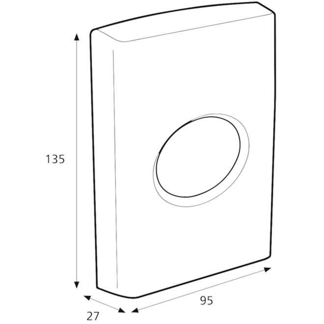 Dispenser Katrin 91875 dameshygienezakjes wit