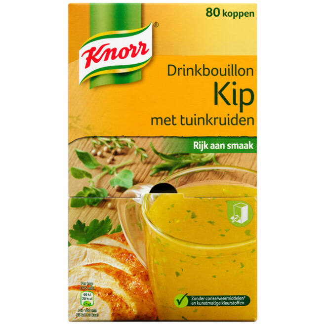 Drinkbouillon Knorr kip tuinkruiden