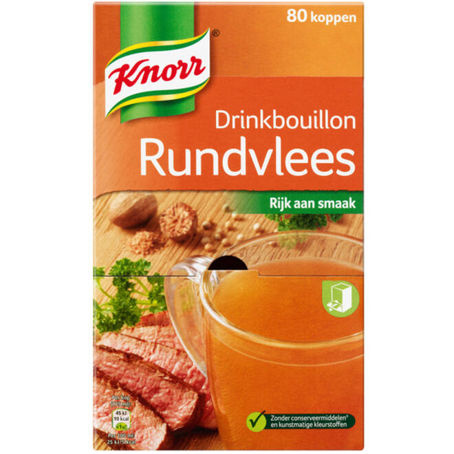 Drinkbouillon Knorr rundvlees