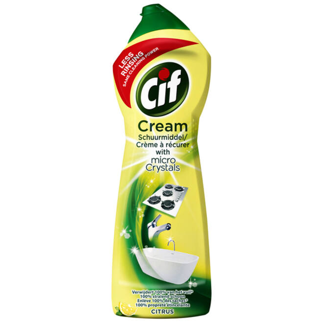Schuurmiddel Cif citroen 750ml