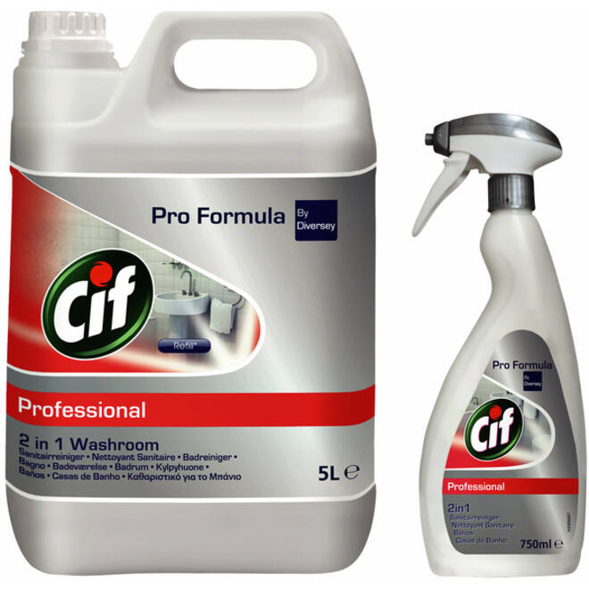 Sanitairreiniger Cif Professional 2-in-1 5 liter