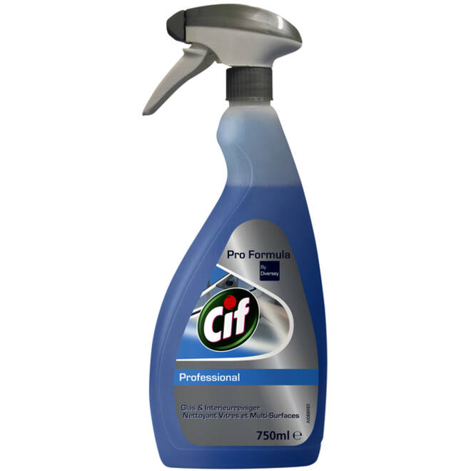 Glas- en interieurreiniger Cif professional spray 750ml
