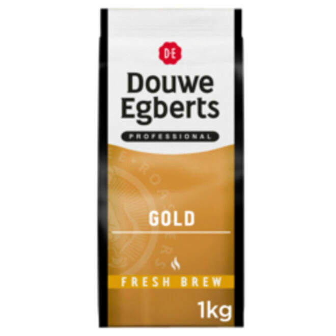 Koffie Douwe Egberts Fresh Brew Gold voor automaten 1kg