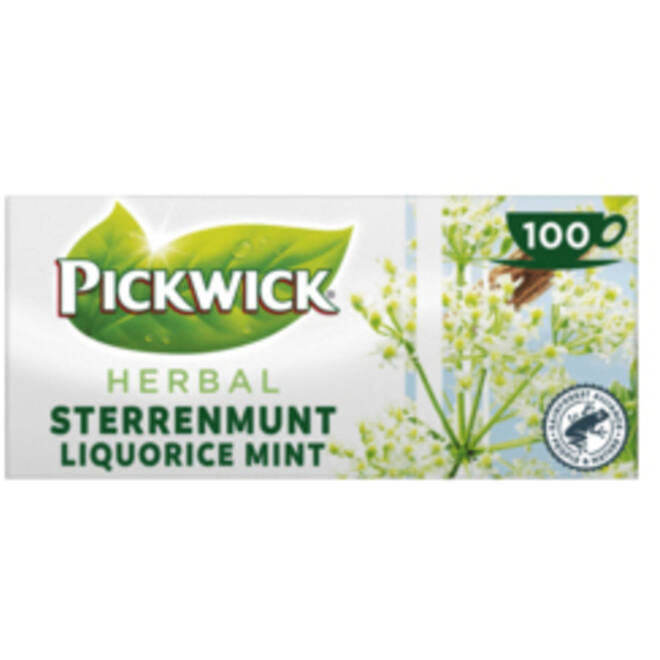 Thee Pickwick sterrenmunt 100x2gr met envelop