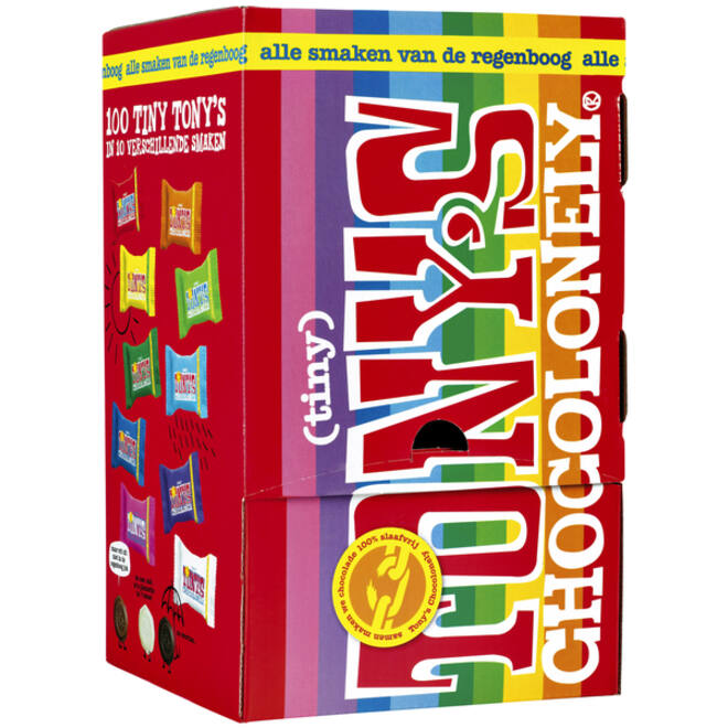 Chocolade Tony's Chocolonely tiny mix doos 100 st