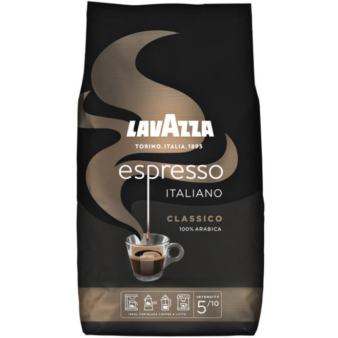 Koffie Lavazza Caffè espresso bonen black 1000gr