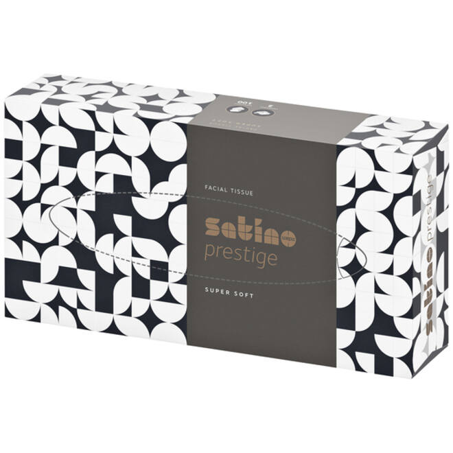 Facial tissues Satino Prestige 2-laags 100vel wit 206450