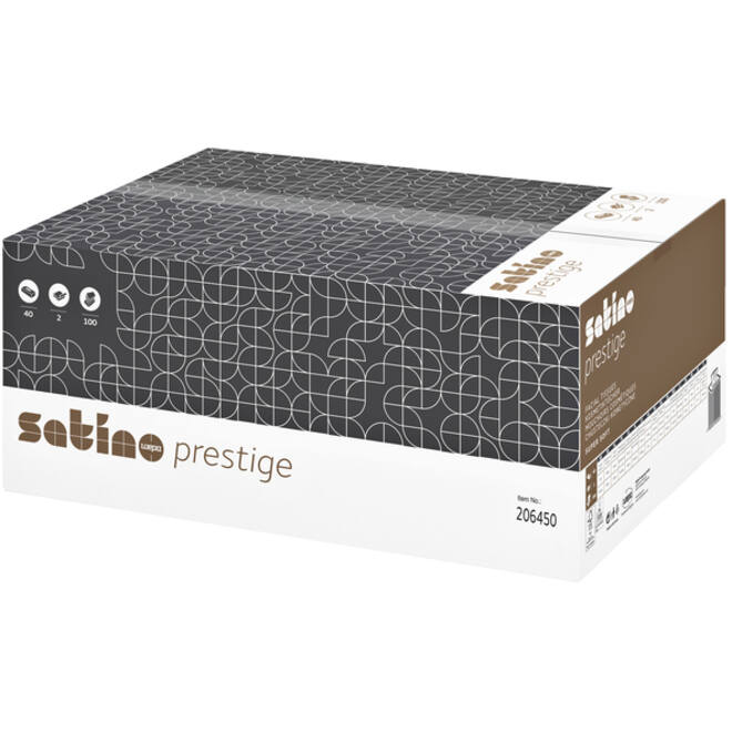 Facial tissues Satino Prestige 2-laags 100vel wit 206450