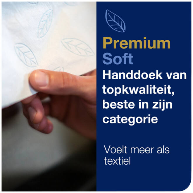 Handdoekrol Tork Matic H1 premium 100m 2 laags wit 290016