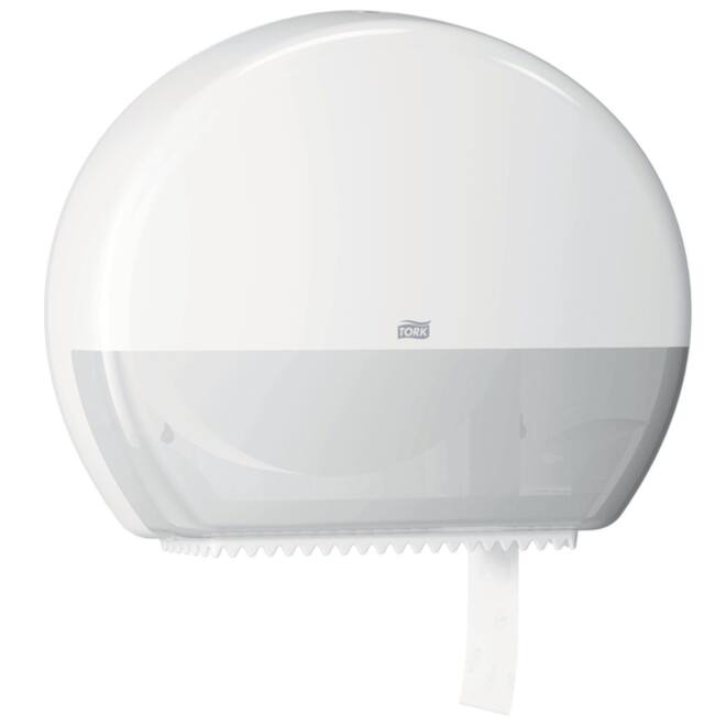 Toiletpapierdispenser Tork Jumbo T1 Elevation wit 554000