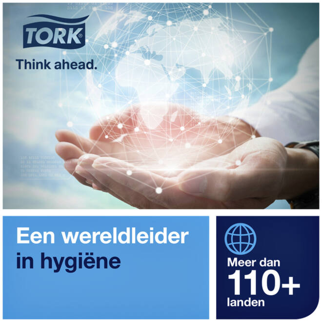Handdoekdispenser Tork H3 Elevation C-vouw en Z-vouw wit 553000