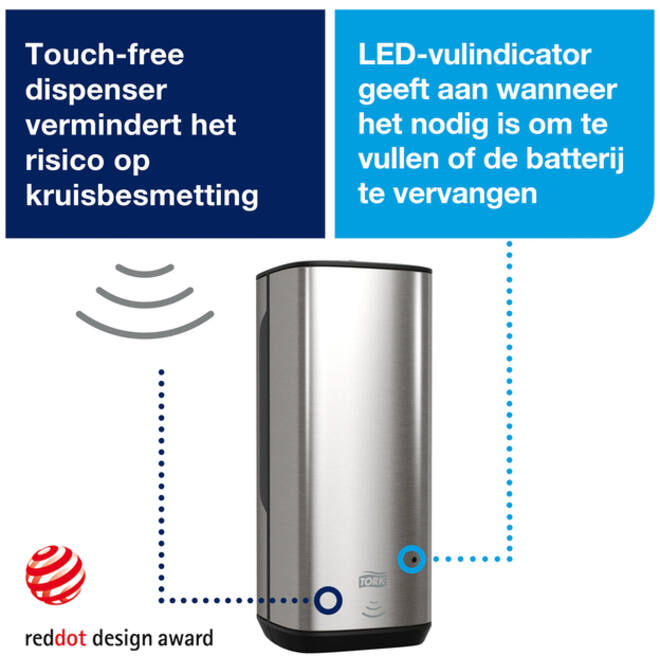 Zeepdispenser Tork image lijn S4 Intuition Sensor rvs 460009
