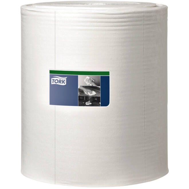 Reiningingsdoek Tork W1 herbruikbaar nonwoven 1000 vel wit 510104