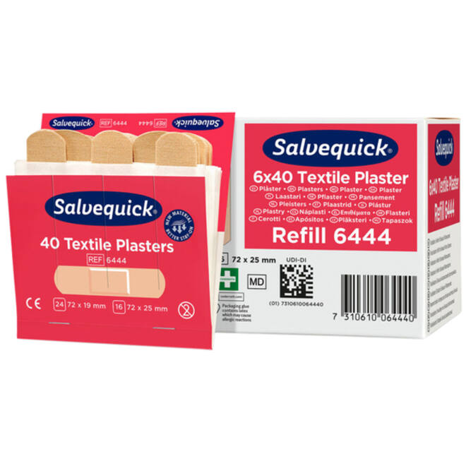 Pleister Salvequick navulling textiel 6444