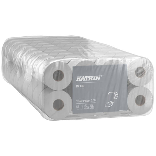 Toiletpapier Katrin Plus 3-laags 250vel 72rollen wit
