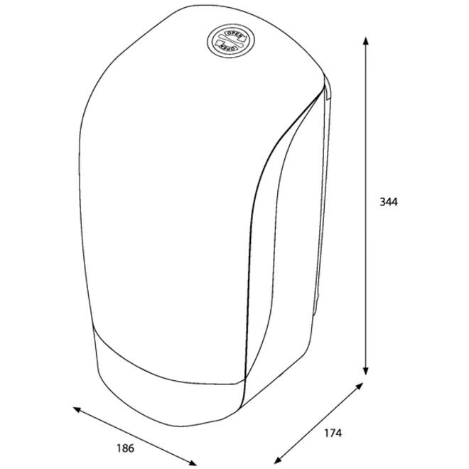 Dispenser Katrin 90106 centerfeed S wit