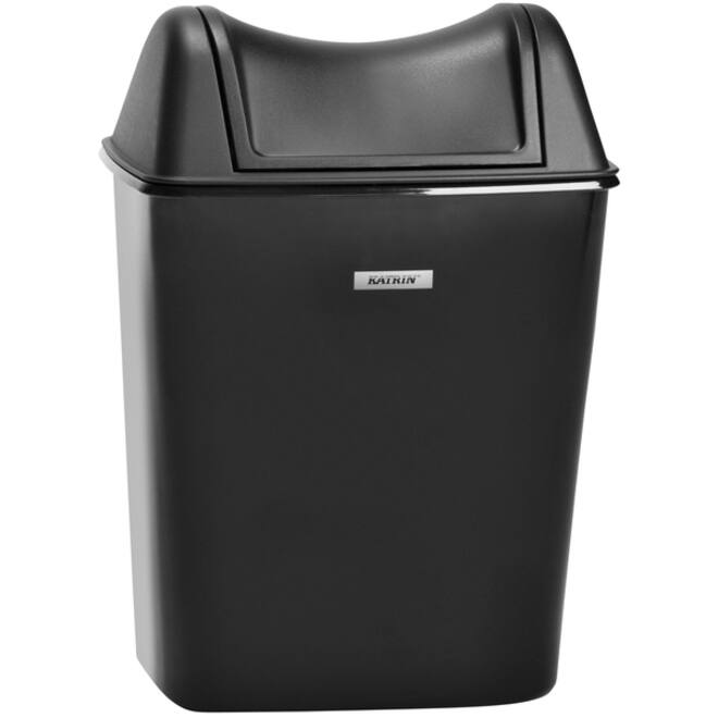 Afvalbak Katrin 92223 dameshygiene 8liter zwart
