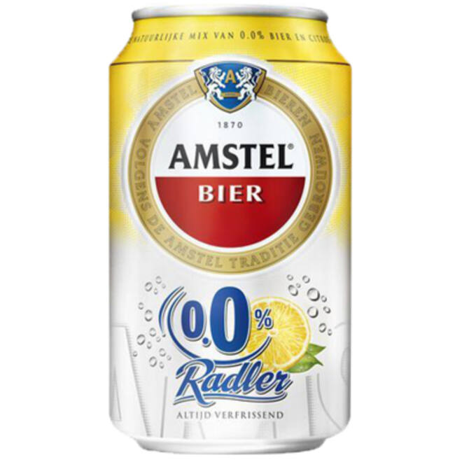 Bier Amstel Radler 0.0% blik 330ml