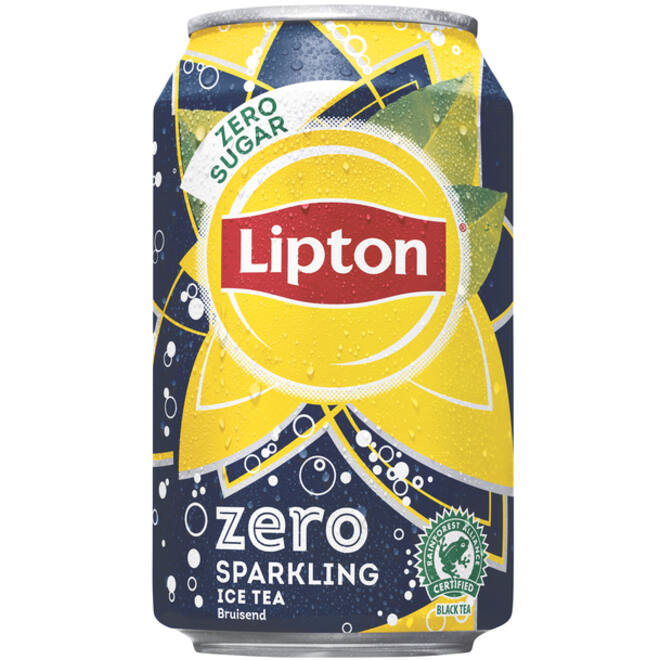 Frisdrank Lipton Ice Tea sparkling zero blik 330ml