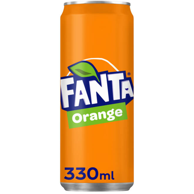 Frisdrank Fanta orange blik 330ml
