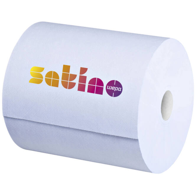 Poetspapier Satino Comfort CR1 2-laags 350m blauw 305310