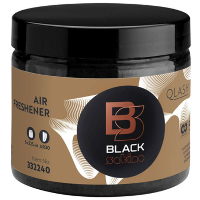 Luchtverfrisser BlackSatino AR30 Qlash 225ml 332240