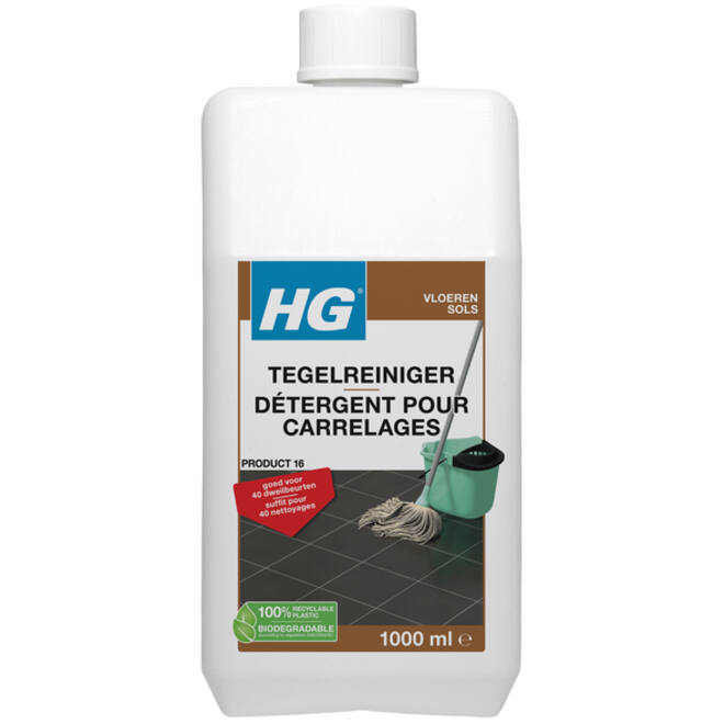 Vloerreiniger HG voor tegelvloeren 1l
