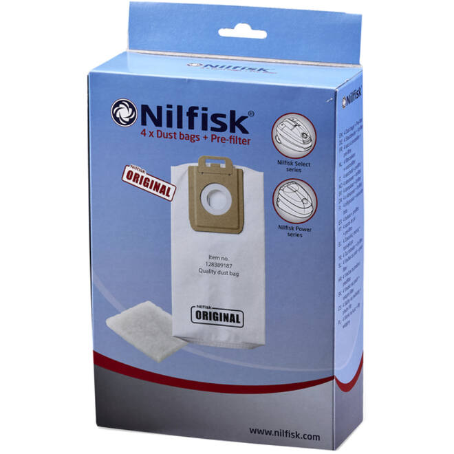 Stofzuigerzak Nilfisk Select 4 stuks
