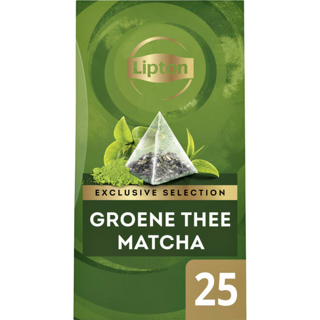 Thee Lipton Exclusive groene thee matcha 25x2gr