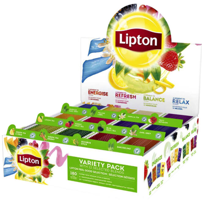 Thee Lipton assortimentsbox 12x15stuks