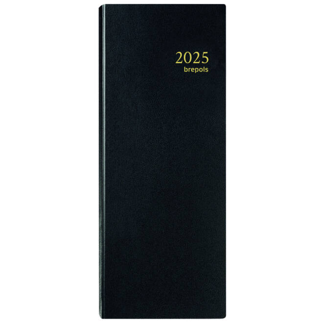Agenda 2026 Brepols Saturnus Lima 7dagen/2pagina's smal zwart