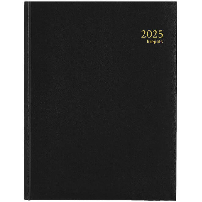 Agenda 2027 Brepols Timing Lima 7dagen/2pagina's viertalig zwart