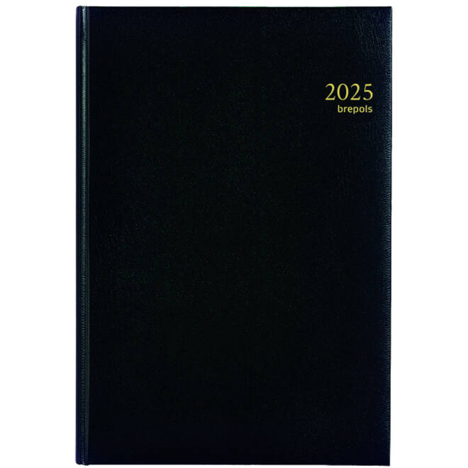 Agenda 2026 Brepols Omega Lima 7dagen/2pagina's zwart