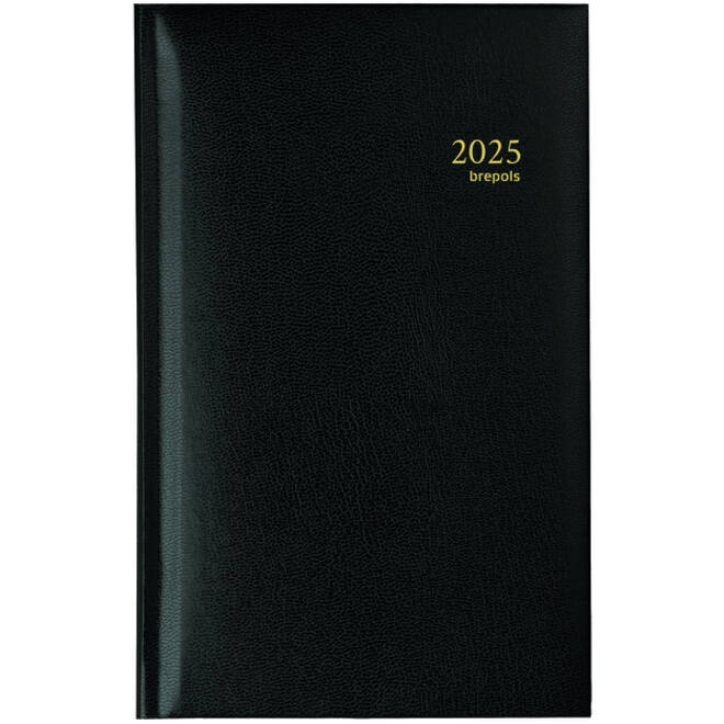 Agenda 2027 Brepols Interplan Lima 7dagen/2pagina's zwart