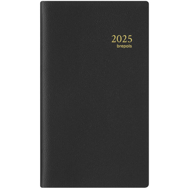 Agenda 2026 Brepols Breplan Genova 7dagen/1pagina zwart