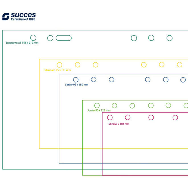 Organizer Succes Cadiz inclusief Executive inhoud 2026 sluitclip zwart