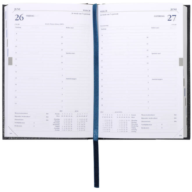 Agenda 2027 Ryam Twenty-four Mundior 1dag/1pagina blauw