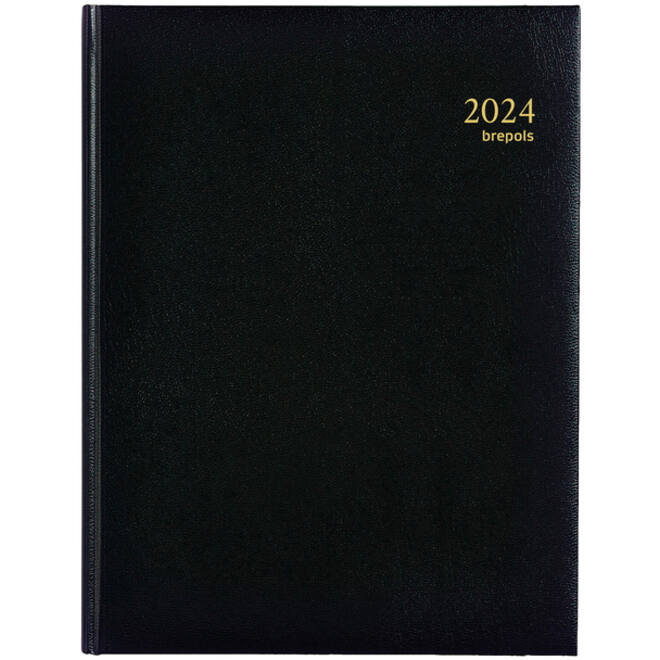 Agenda 2026 Brepols Timing Lima 7dagen/2pagina's zestalig zwart