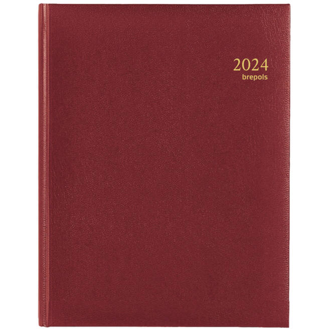 Agenda 2026 Brepols Timing Lima 7dagen/2pagina's zestalig bordeaux