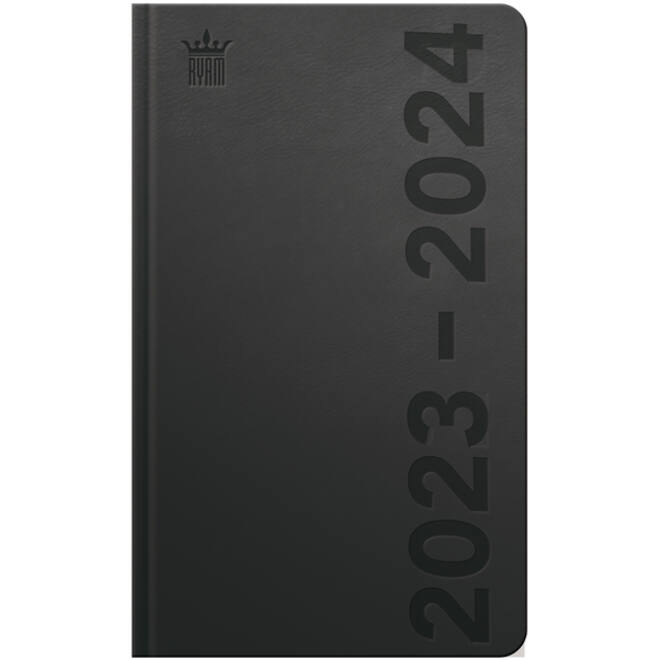 Schoolagenda 2025-2026 Ryam Cursus DeLuxe 7dagen/2pagina's zwart