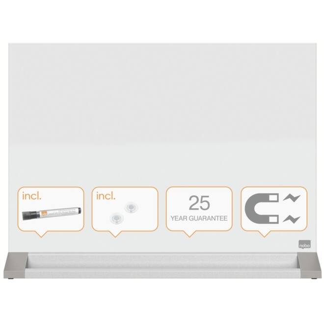 Desktop Glasbord Nobo Diamond