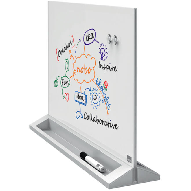 Desktop Glasbord Nobo Diamond