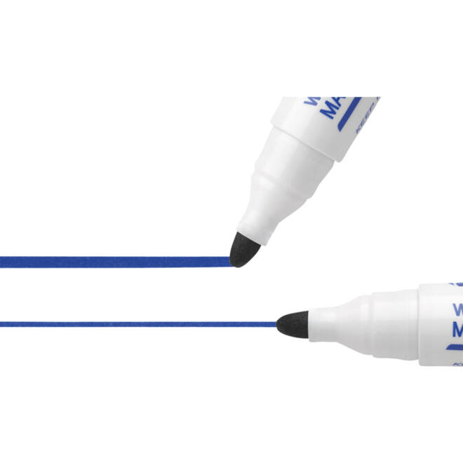 Viltstift Bic Velleda 1701 whiteboard rond large blauw