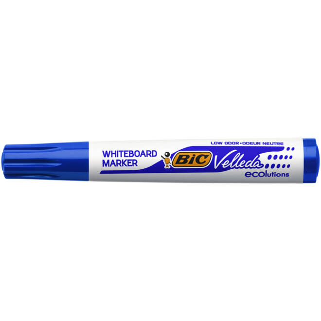 Viltstift Bic Velleda 1701 whiteboard rond large blauw