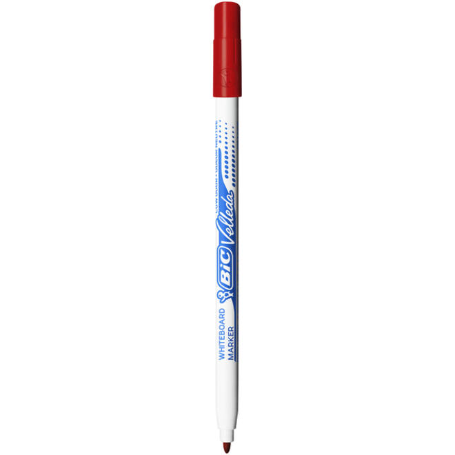 Viltstift Bic Velleda 1721 whiteboard rond fijn rood
